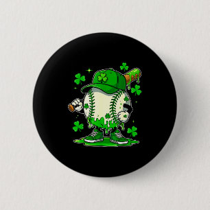 Baseball drip ice cream for boys kids teens st 6 cm round badge