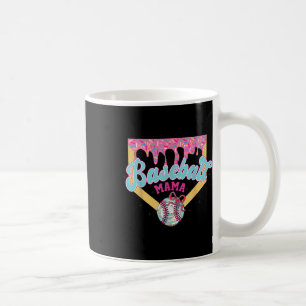 Baseball Drip Mama Ice Cream Drip Kids Boys Baseba Coffee Mug