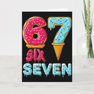 Baseball Drip Number 67 Player 67 Meme Ice Cream D Card