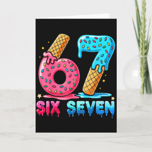 Baseball Drip Number 67 Player Or 67th Birthday Card