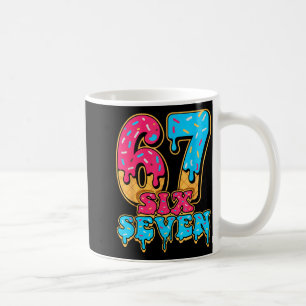 Baseball Drip Number 67 Player Or 67th Birthday Coffee Mug
