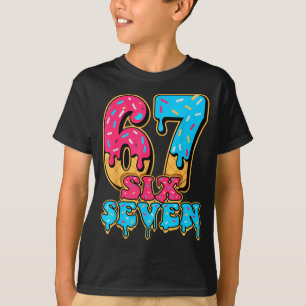 Baseball Drip Number 67 Player Or 67th Birthday T-Shirt