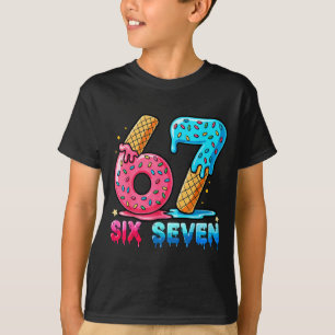 Baseball Drip Number 67 Player Or 67th Birthday  T-Shirt