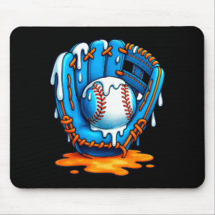 Baseball Drip Team For Boys Ice Cream Cool Mouse Mat