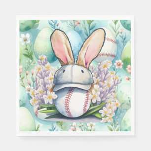 Baseball Easter themed Napkin
