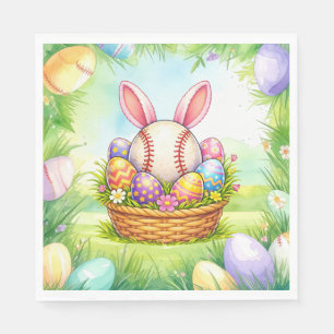 Baseball Easter  themed  Napkin