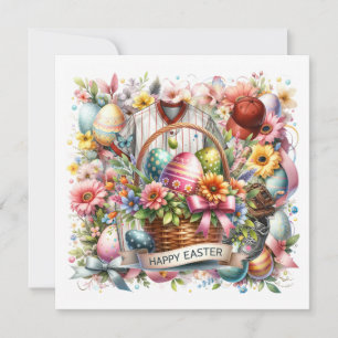 Baseball Easter with egg basket 
