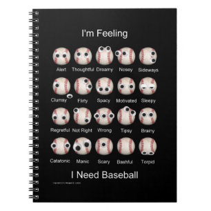 Baseball Emotions Notebook