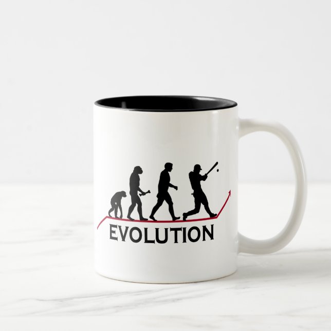 Baseball Evolution mug (Right)