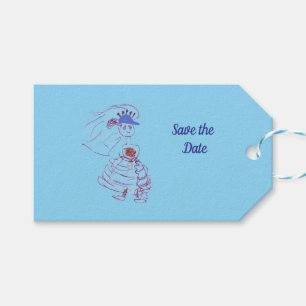 Baseball Fan Bride Gift Tags