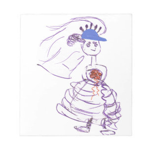 Baseball Fan Bride Notepad