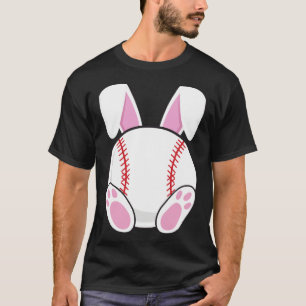 Baseball Fan Easter Baseball Bunny Easter Friend R T-Shirt