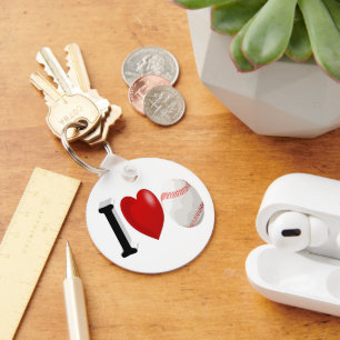 Baseball Fan Key Ring