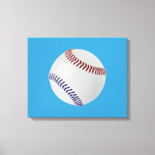 Baseball Fan-tastic_Color Laces_nb_dr Canvas Print