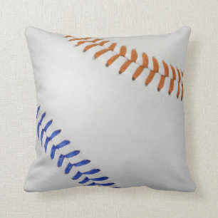 Baseball Fan-tastic_Color Laces_og_bl Cushion