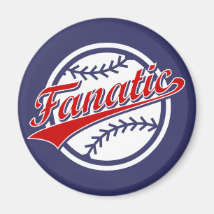 Baseball Fanatic Magnet