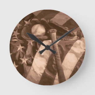 Baseball Fan's Clock