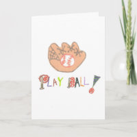Baseball Father’s Day Card Play Ball