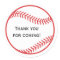 Baseball Favour Sticker