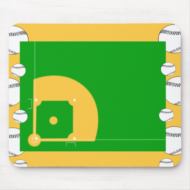 Baseball Field Mouse Mat (Front)