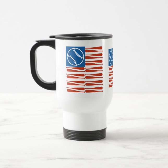 Baseball Flag mugs (Left)