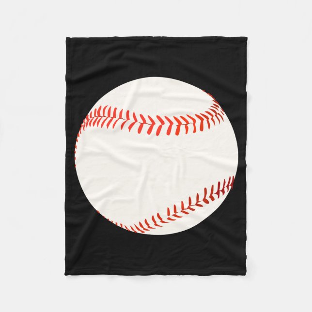 Baseball Fleece Blanket (Front)