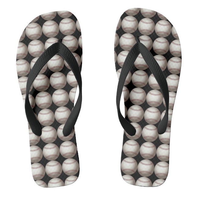 Baseball Flip Flops (Footbed)