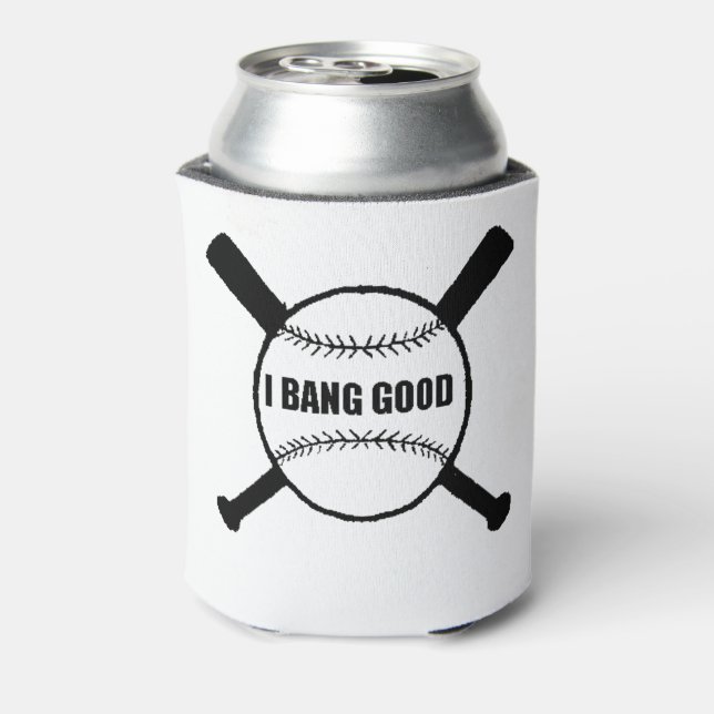 Baseball funny can coolers (Can Back)