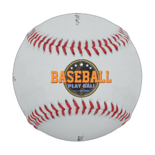 baseball . game ball personalised