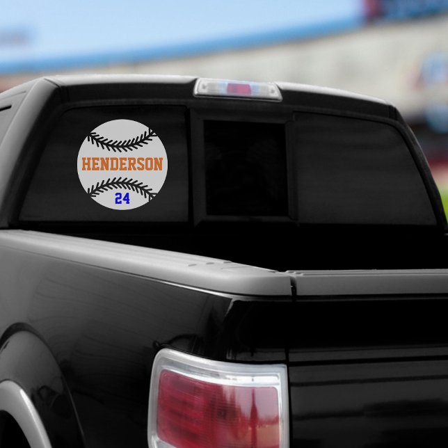 Baseball Game Day Back Window Cling (Creator Uploaded)