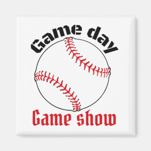 Baseball Game day game show Magnet