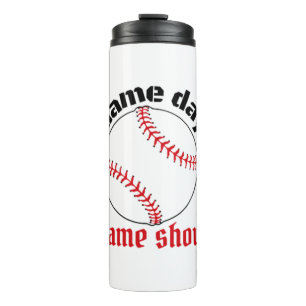 Baseball Game day game show Thermal Tumbler