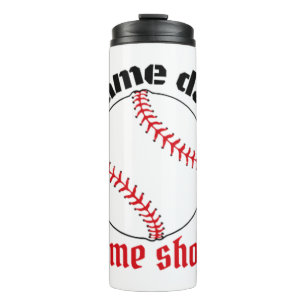 Baseball Game day game show Thermal Tumbler