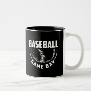 Baseball Game Day Two-Tone Coffee Mug