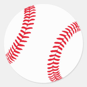 Baseball Gear Classic Round Sticker