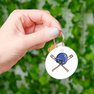 Baseball Gear Key Ring
