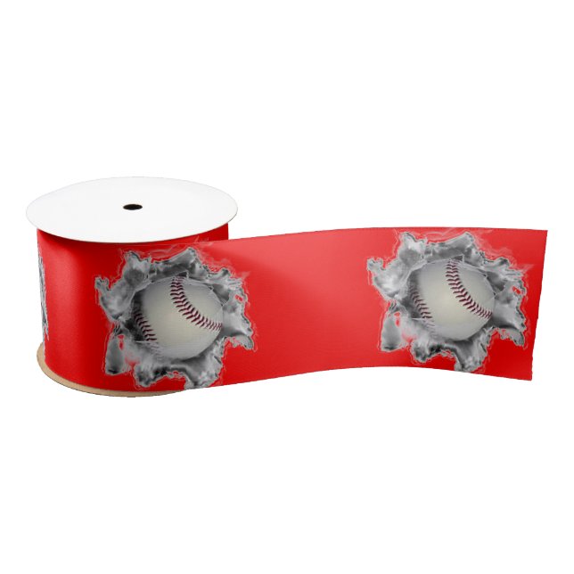 Baseball Gift Satin Ribbon (Spool)