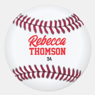 Baseball Gift Tag for Individual Player Gifts 