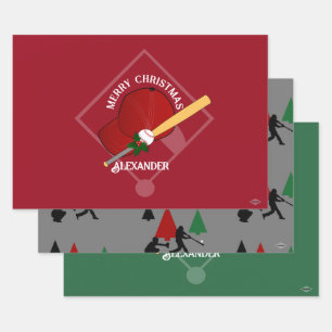 Baseball Gift Wrap HAMbyWG