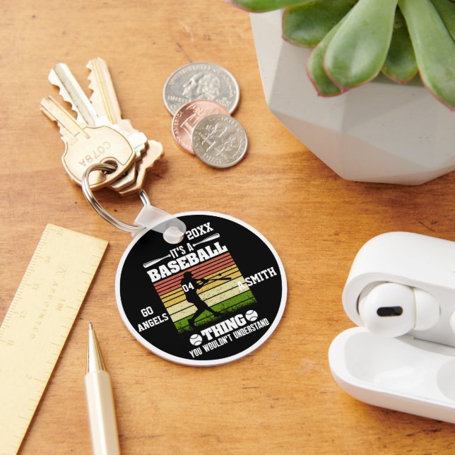 Baseball Gifts It's A Baseball thing you wouldn't  Key Ring (Desk)