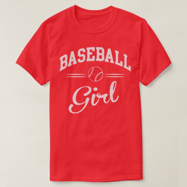 Baseball Girl T-Shirt (Design Front)
