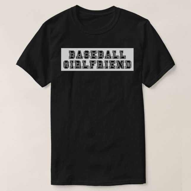 Baseball Girlfriend 9 T-Shirt (Design Front)