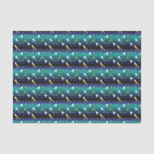 Baseball Girls Softball Christmas Tissue Paper