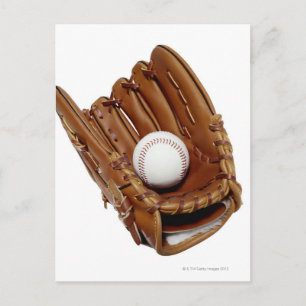 Baseball Glove and Ball Postcard