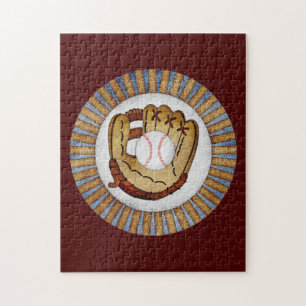 Baseball Glove Jigsaw Puzzle - Sports Theme Games