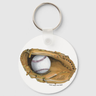 Baseball Glove Key Ring