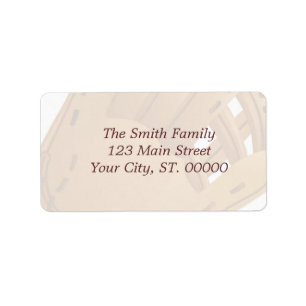 Baseball Glove Label
