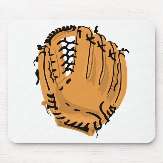 Baseball Glove Mouse Mat (Front)