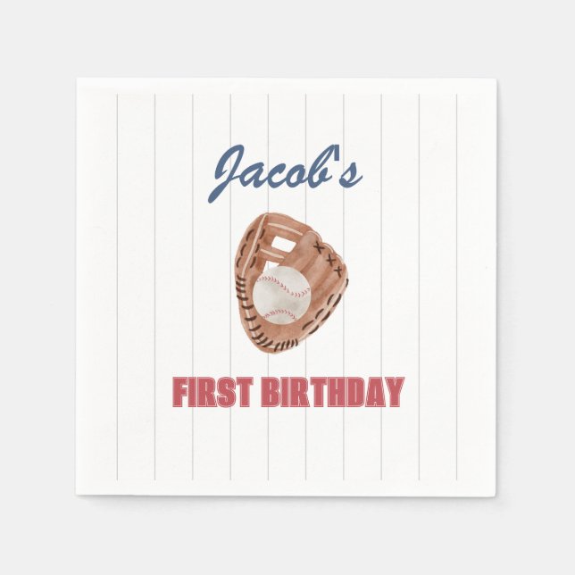 baseball glove napkin (Front)