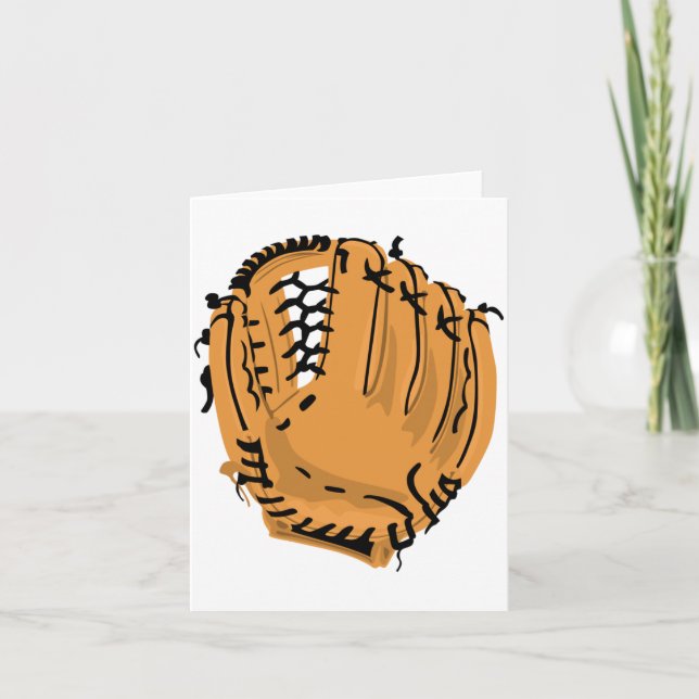 Baseball Glove Note Cards (Front)